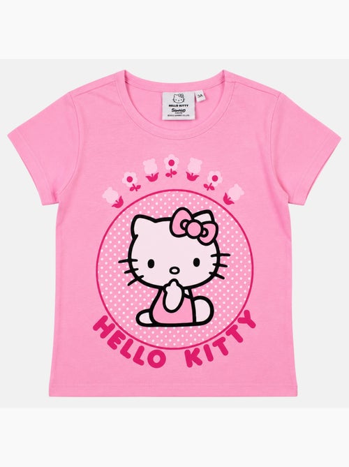 Hello kitty - t-shirt manches courtes imprimé, col rond - Kiabi Hello kitty - t-shirt manches courtes imprimé, col rond - Kiabi