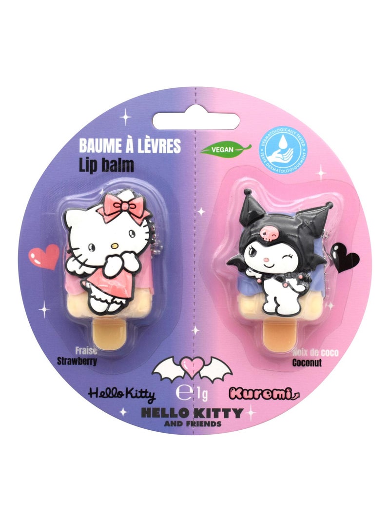 Hello Kitty and Friends - Baume à Lèvres - Lot 2 pièces N/A - Kiabi