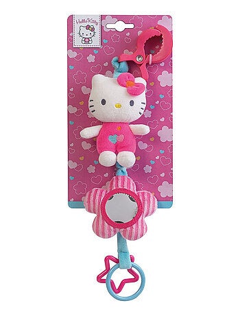 Hello kitty baby peluche avec clip activités a accrocher et 42cm