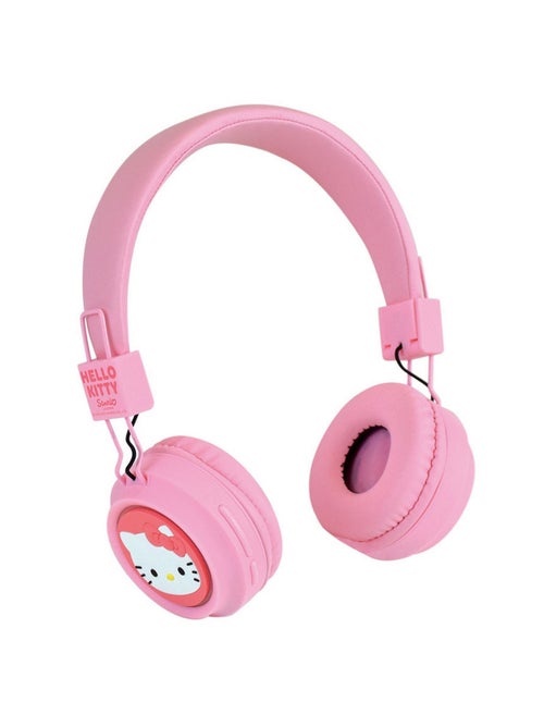 HELLO KITTY CASQUE AJUSTABLEBLUETOOTH AVEC MICRO, CABLE USB, CABLE AUDIO - Kiabi
