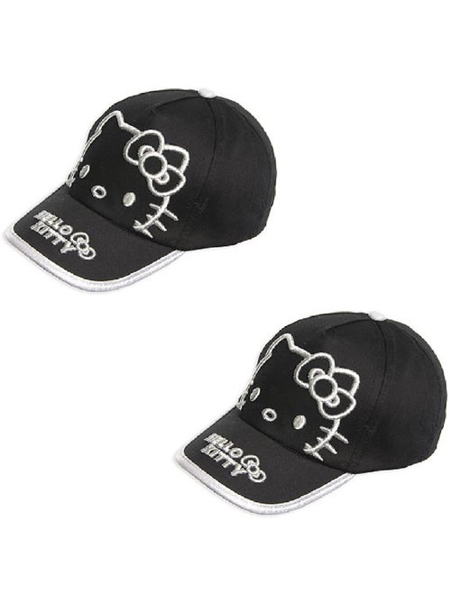 HELLO KITTY Casquette noire et blanche - Kiabi
