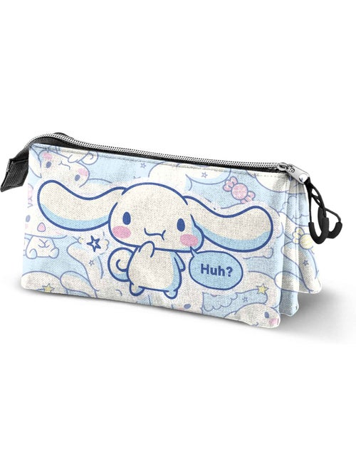 Hello Kitty Cinnamoroll Candy Trousse Triple, Bleu - Kiabi