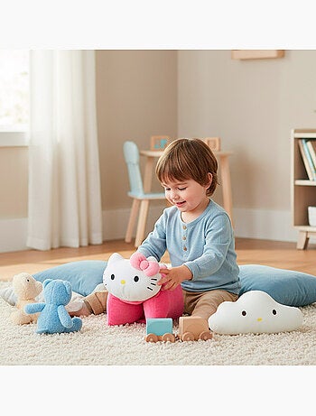 Hello kitty coussin en peluche 2 en 1, doux et velouté