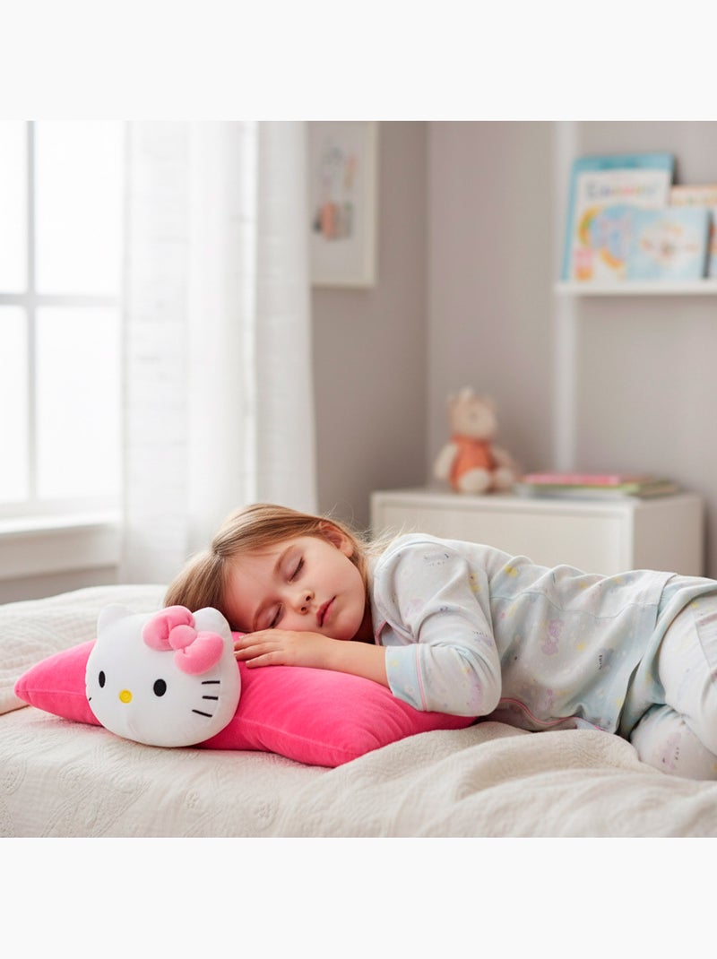 Hello kitty coussin en peluche 2 en 1, doux et velouté Rose - Kiabi