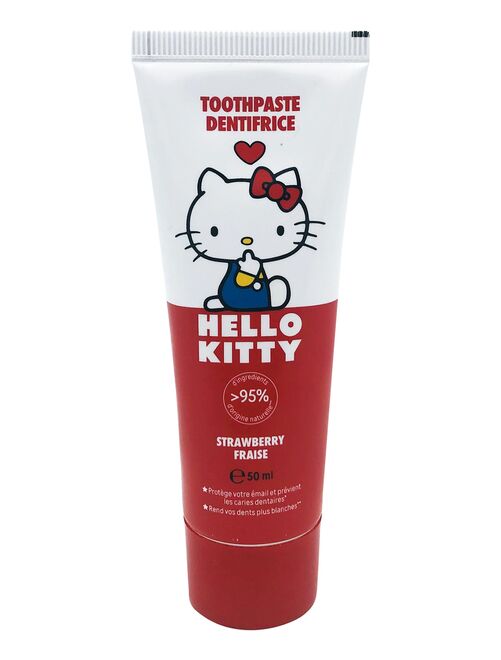 Hello Kitty Dentifrice pour Enfant Goût Fraise 50ml - Kiabi