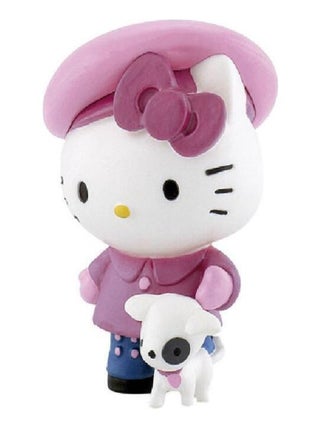 HELLO KITTY figurine avec chien