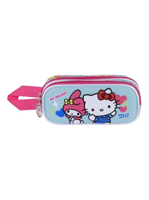 Hello Kitty Friendship Trousse 3D Double, Bleu - Kiabi Hello Kitty Friendship Trousse 3D Double, Bleu - Kiabi