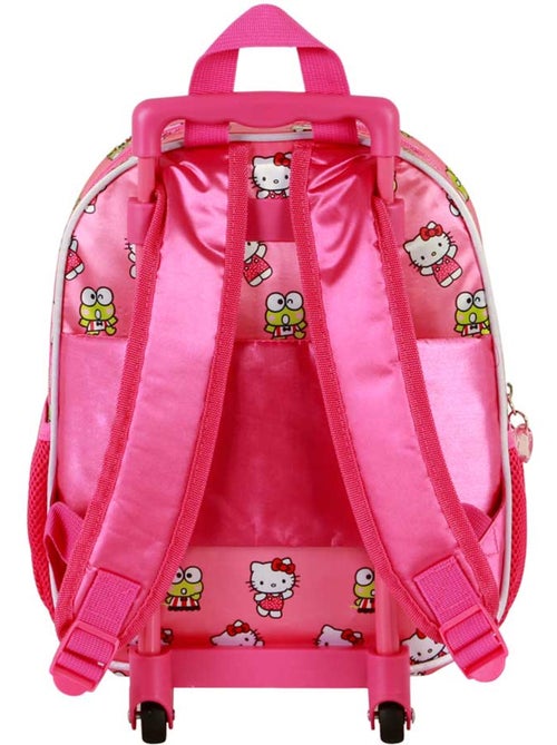 Hello Kitty Funny Sac à dos 3D à Roulettes Petit, Rose - Kiabi