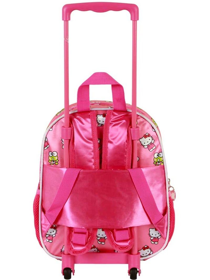 Hello Kitty Funny Sac à dos 3D à Roulettes Petit, Rose Rose - Kiabi