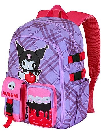 Hello Kitty Kuromi Cherry Sac à dos Haru, Mauve