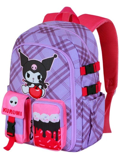 Hello Kitty Kuromi Cherry Sac à dos Haru, Mauve - Kiabi Hello Kitty Kuromi Cherry Sac à dos Haru, Mauve - Kiabi