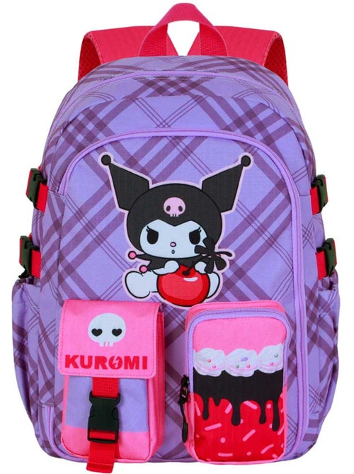 Hello Kitty Kuromi Cherry Sac à dos Haru, Mauve - Kiabi Hello Kitty Kuromi Cherry Sac à dos Haru, Mauve - Kiabi