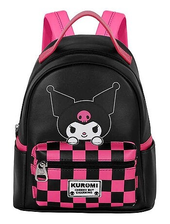 Hello Kitty Kuromi Chess Sac à dos Heady Petit, Multicolore