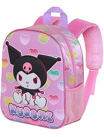 Hello Kitty Kuromi Hearts Sac à Dos 3D Elite, Rose