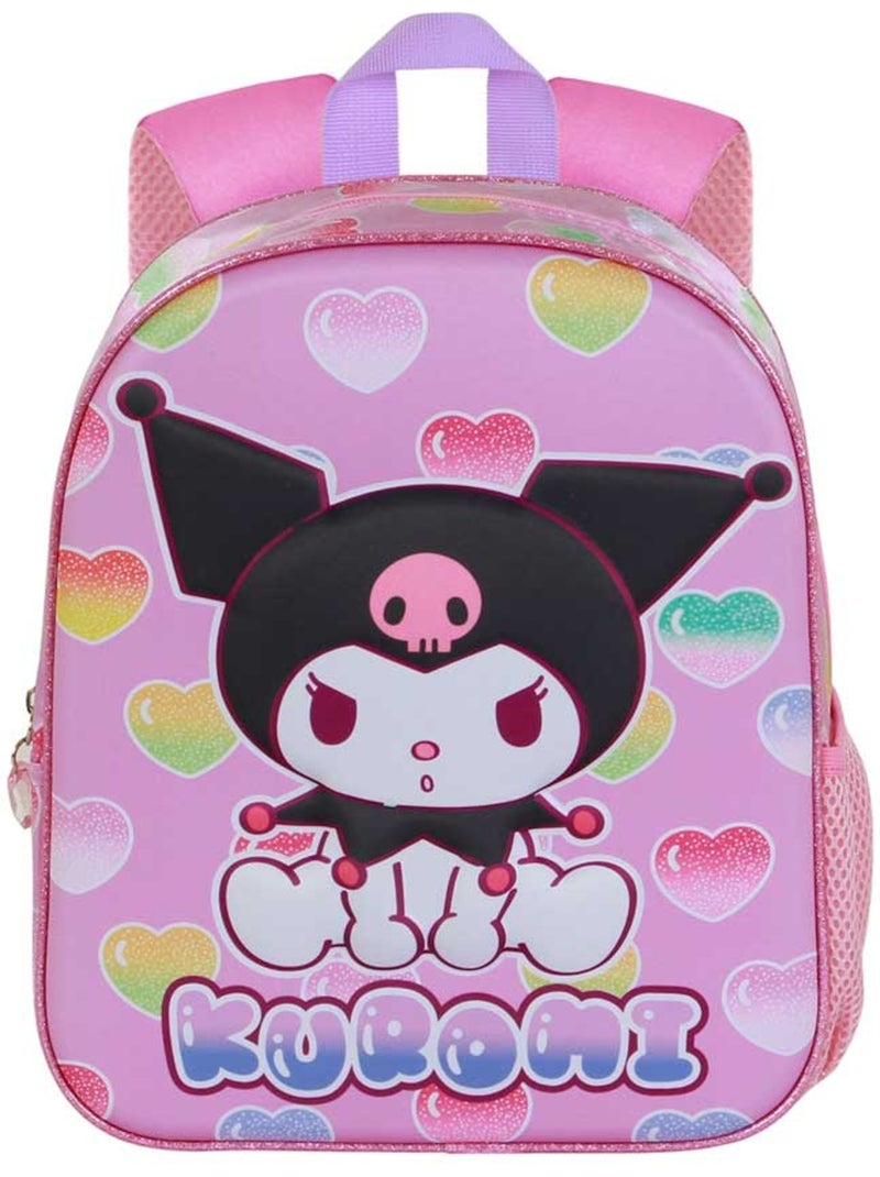 Hello Kitty Kuromi Hearts Sac à Dos 3D Elite, Rose Rose - Kiabi