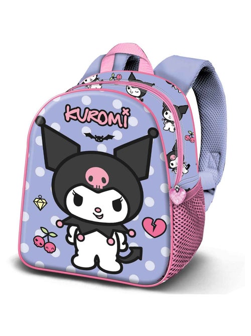Hello Kitty Kuromi Rebel Sac à Dos 3D Elite, Mauve - Kiabi