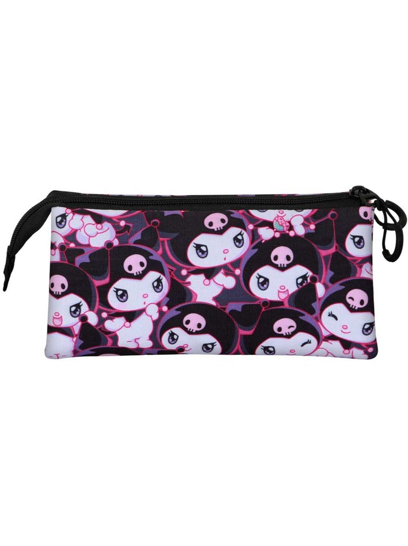 Hello Kitty Kuromi Rogue Trousse Triple, Lilas Mauve lilas - Kiabi