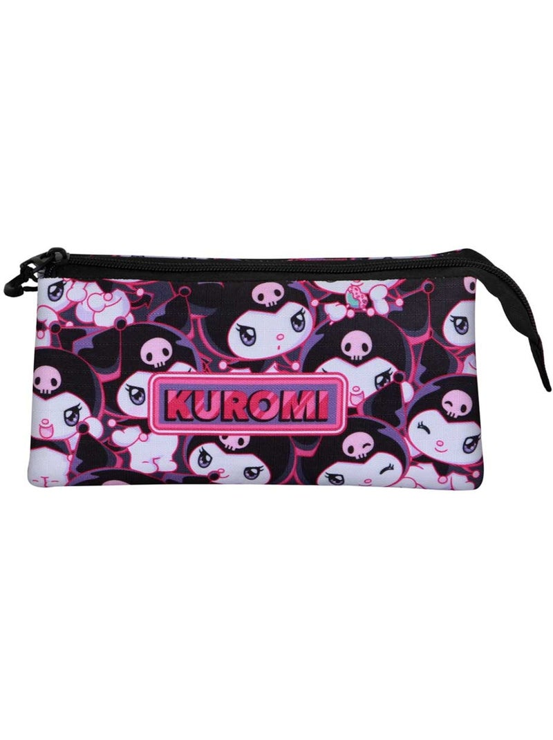Hello Kitty Kuromi Rogue Trousse Triple, Lilas Mauve lilas - Kiabi