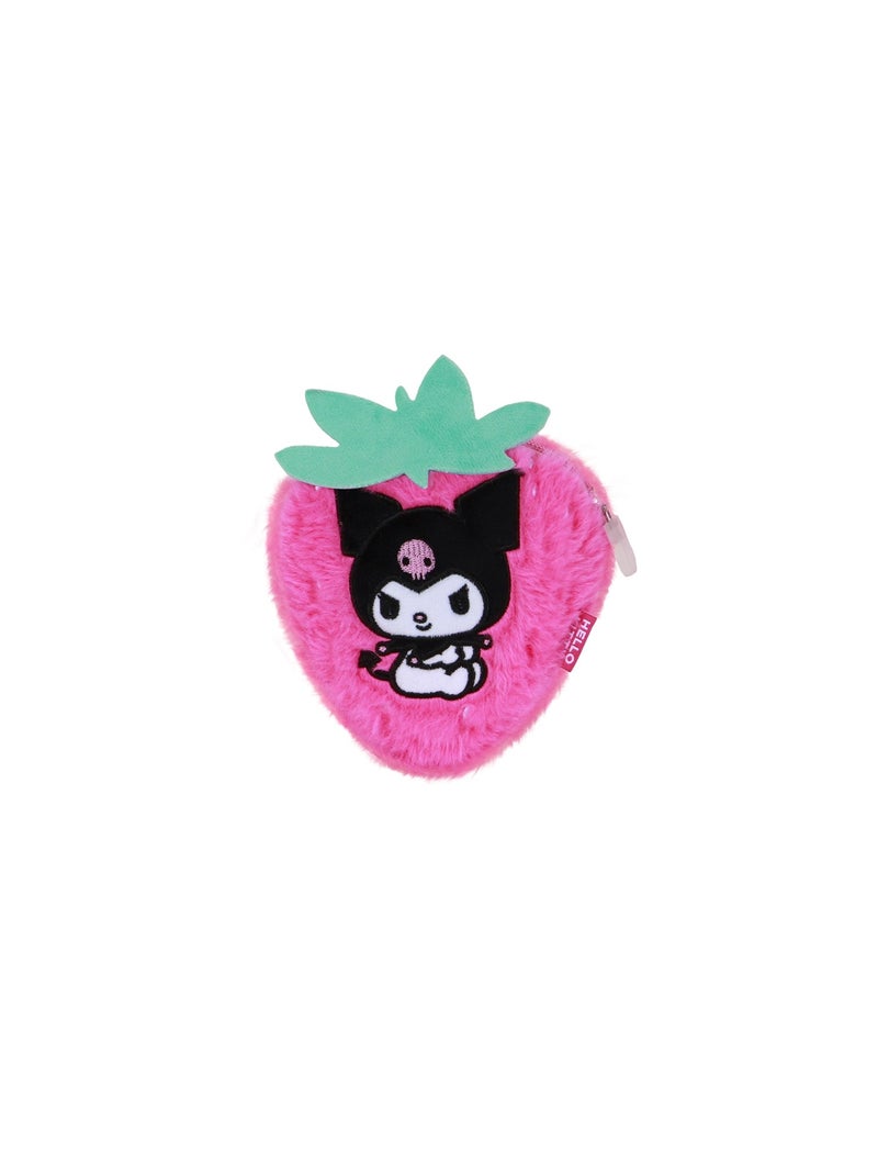 Hello Kitty Kuromi Strawberry Porte-monnaie Soft, Rose Rose - Kiabi