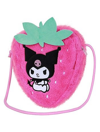 Hello Kitty Kuromi Strawberry Sac à Bandoulière Soft, Rose