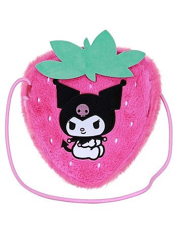 Hello Kitty Kuromi Strawberry Sac à Bandoulière Soft, Rose