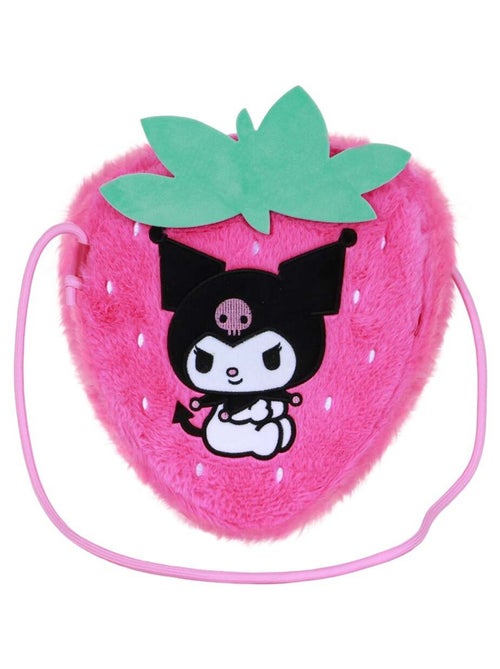 Hello Kitty Kuromi Strawberry Sac à Bandoulière Soft, Rose - Kiabi