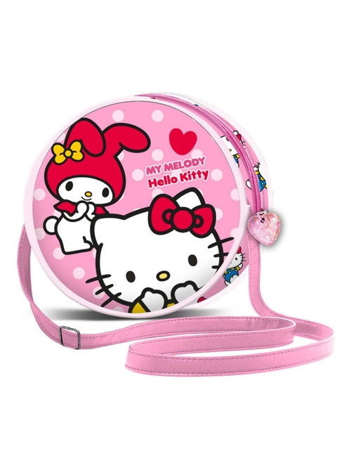 Hello Kitty Lovely Sac à Bandoulière Rond, Rose - Kiabi