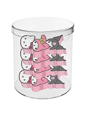 Hello Kitty Mix Cube avec 12 Gommes, Multicolore