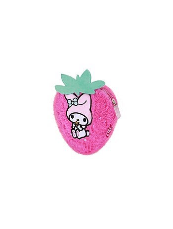 Hello Kitty My Melody Strawberry Porte-monnaie Soft, Rose