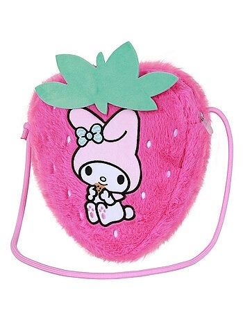 Hello Kitty My Melody Strawberry Sac à Bandoulière Soft, Rose