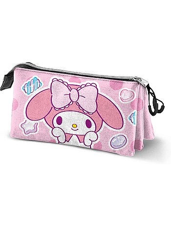Hello Kitty My Melody Sweets Trousse Triple, Rose