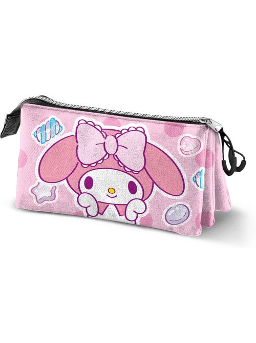 Hello Kitty My Melody Sweets Trousse Triple, Rose - Kiabi