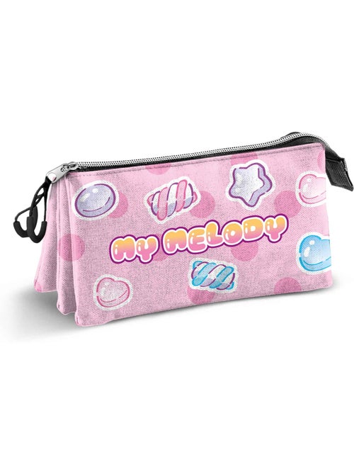 Hello Kitty My Melody Sweets Trousse Triple, Rose - Kiabi