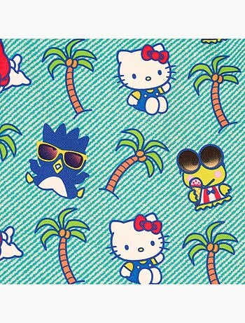 Hello Kitty Palms Sac de Plage Soleil, Turquoise