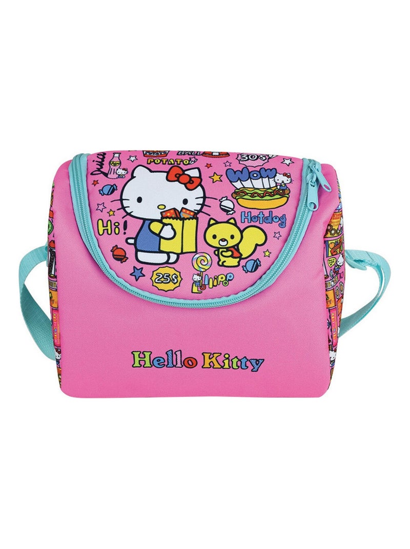 Hello Kitty Retro Food Sac Repas Bandouliere Isotherme 5l Multicolore - Kiabi