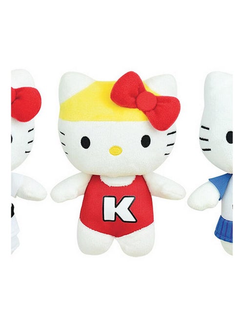 Hello kitty retro sport peluche  et  14cm - livraison aleatoire : tenue judo, natation ou tennis - Kiabi