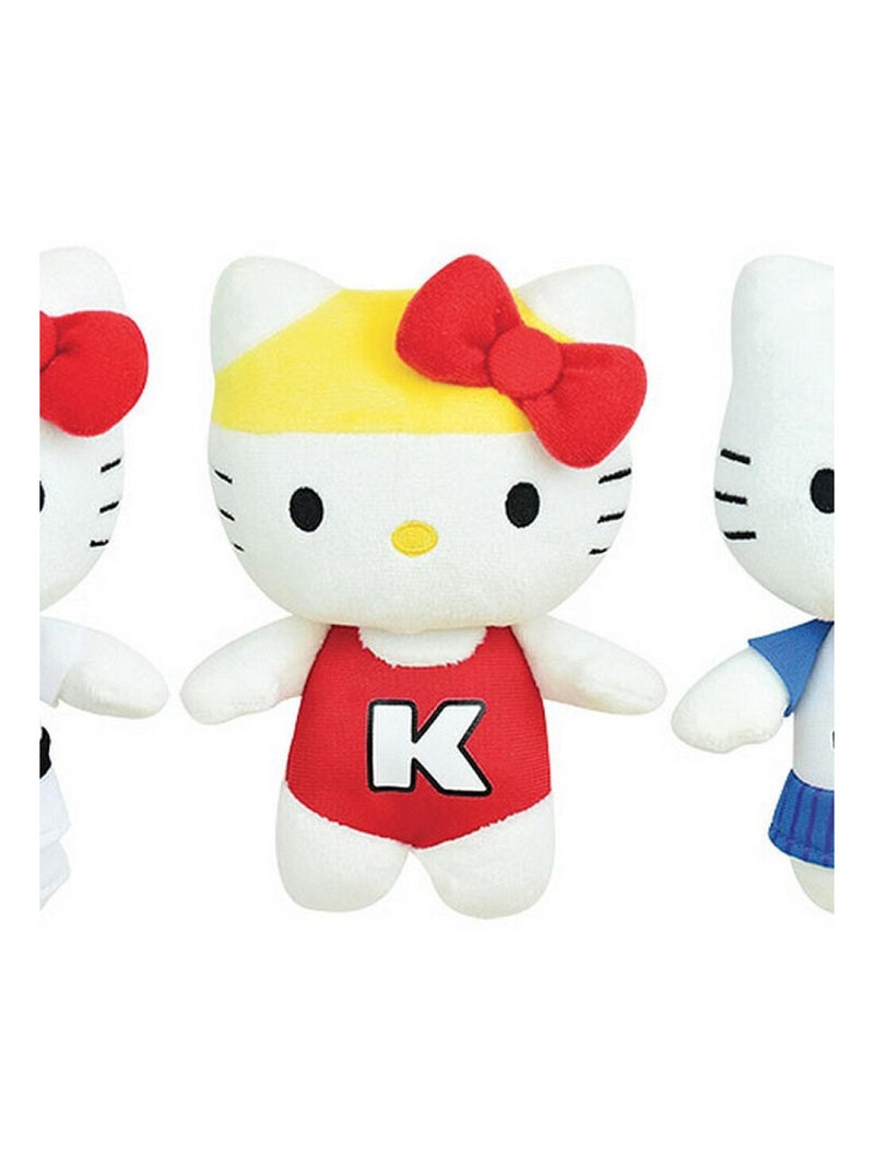Hello kitty retro sport peluche  et  14cm - livraison aleatoire : tenue judo, natation ou tennis Multicolore - Kiabi
