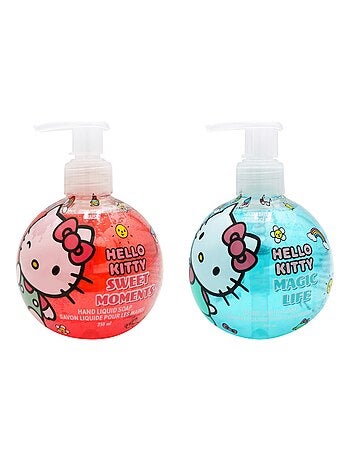 Hello Kitty Savon Liquide Mains 250 ml - Lot de 2 Pièces