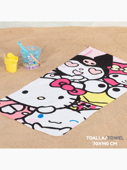Hello kitty set de seaux de plage avec accessoires serviette et sac - Kiabi
