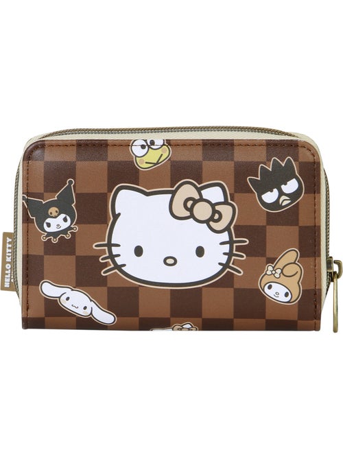Hello Kitty Squares Portefeuille, Brun - Kiabi