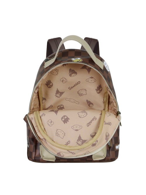 Hello Kitty Squares Sac à dos Heady Petit, Brun - Kiabi