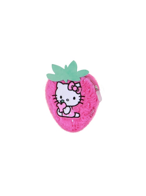 Hello Kitty Strawberry Porte-monnaie Soft, Rose - Kiabi