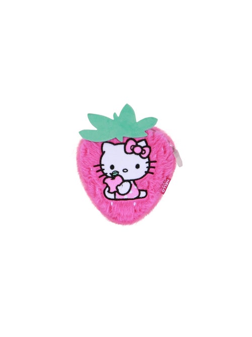 Hello Kitty Strawberry Porte-monnaie Soft, Rose - Kiabi