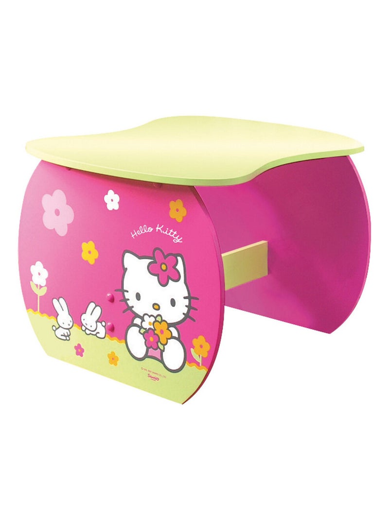 Hello Kitty Table Bois - Verte Rose Multicolore - Kiabi