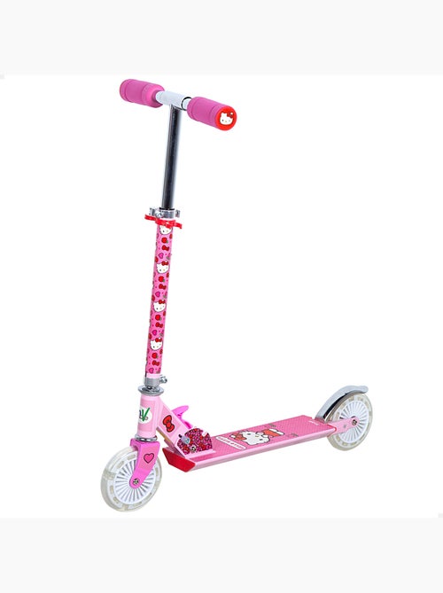 Hello kitty trottinette pliable à 2 roues avec lumières - Kiabi Hello kitty trottinette pliable à 2 roues avec lumières - Kiabi
