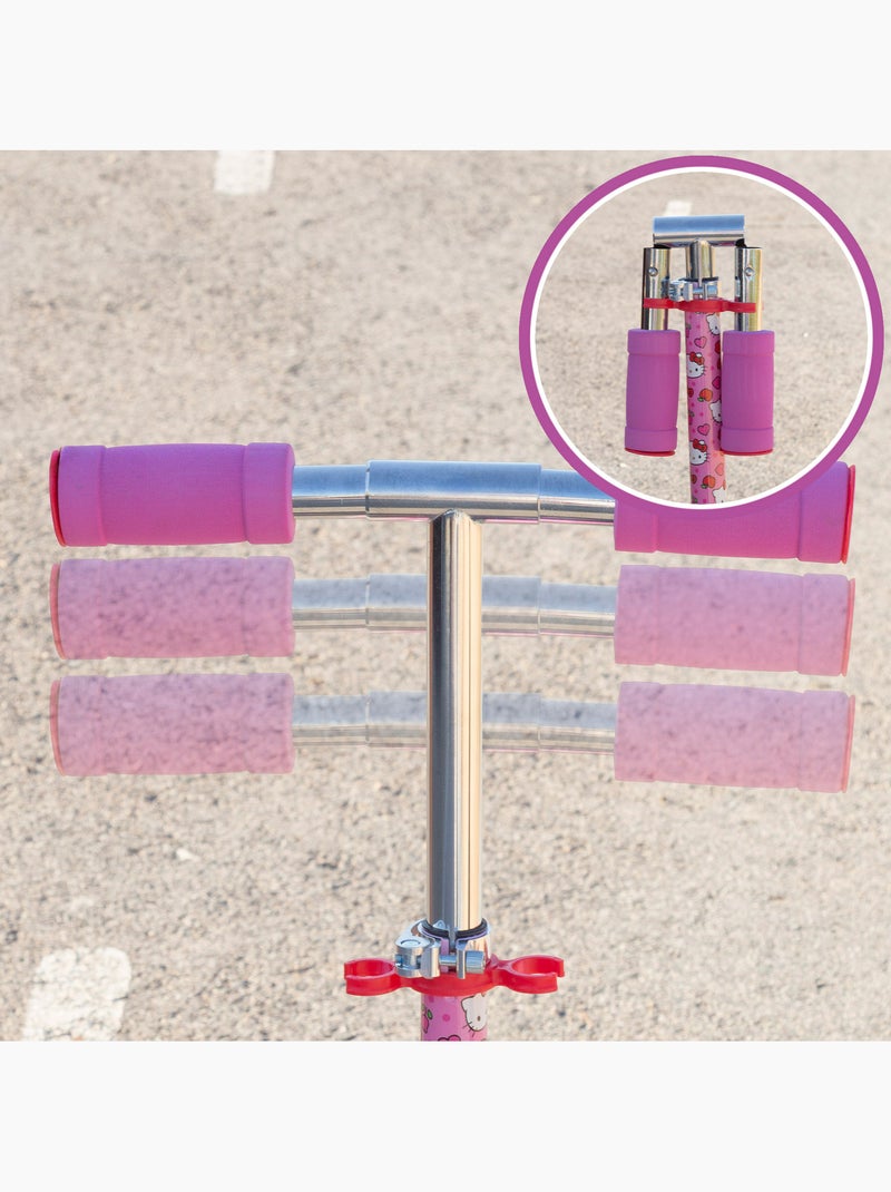 Hello kitty trottinette pliable à 2 roues avec lumières N/A - Kiabi