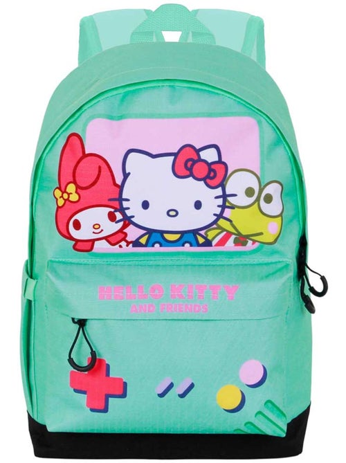 Hello Kitty Videogame Sac à dos HS FAN 3.0, Turquoise - Kiabi Hello Kitty Videogame Sac à dos HS FAN 3.0, Turquoise - Kiabi