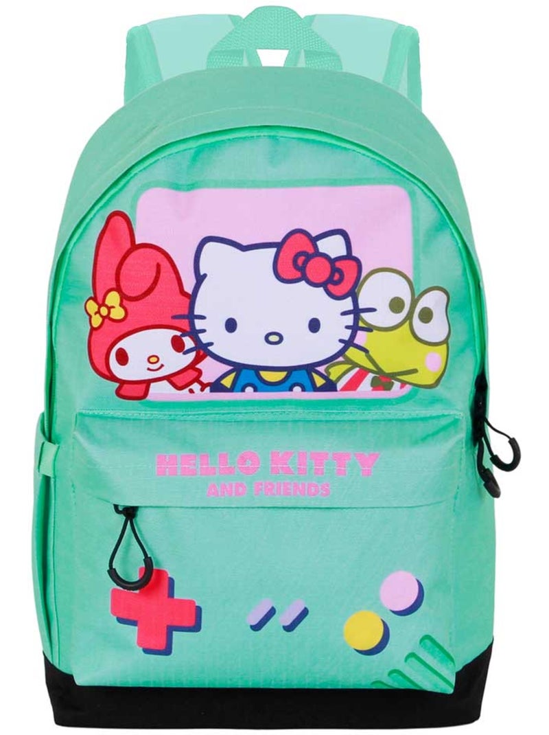 Hello Kitty Videogame Sac à dos HS FAN 3.0, Turquoise Bleu turquoise - Kiabi
