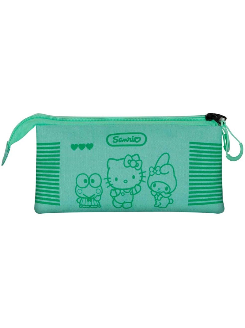 Hello Kitty Videogame Trousse Triple, Turquoise Bleu turquoise - Kiabi