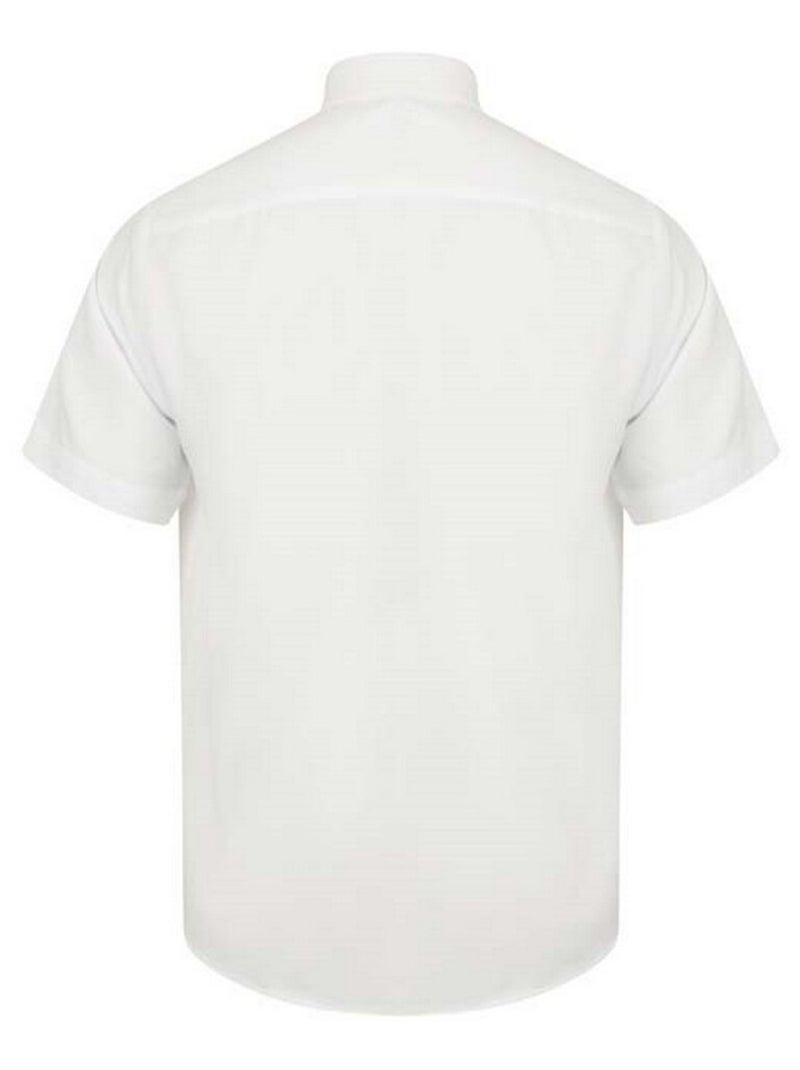 Henbury - Chemise manches courtes Blanc - Kiabi